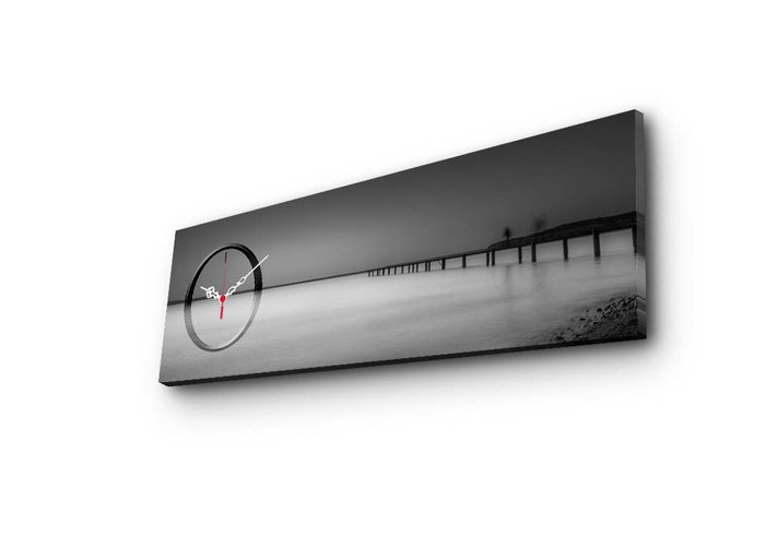 Wallity Reloj de Pared de Lienzo Decorativo 3090CS-41 Multicolor